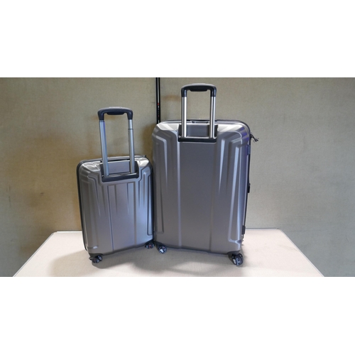 6033 - Samsonite Endure 2 piece Hardside Luggage Set (Large has crack underneath) Original RRP £119.99 + Va... 