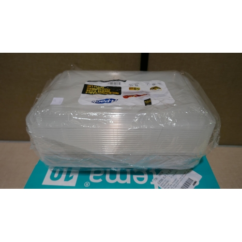 6058 - Sistema Klip It Plus storage Set and Microwave Containers With Lids (345-136,137) *This lot is subje... 