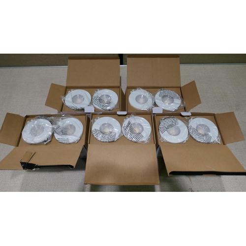 6063 - Quantity of Feit 3.5 Dimmable 4.8W Down Lighter packs (345-374-378) *This lot is subject to Vat