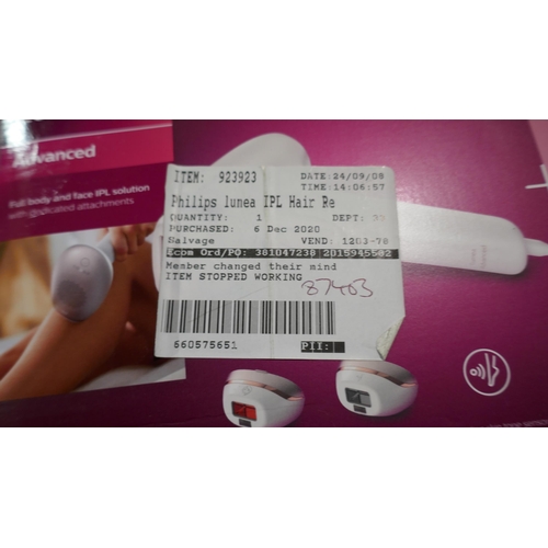 6066 - Philips IPL Lumea hair remover with accessories, Original RRP £249.99 + Vat  (345-83) *This lot is s... 