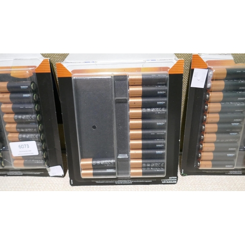 6073 - Quantity of Duracell AA Optimum Batteries (345-395-398) *This lot is subject to Vat