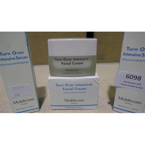 6098 - Quantity of Muldream Anti-Aging Facial Sets (345-344,345) *This lot is subject to Vat