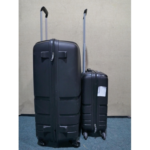 6231 - American Tourister Jet Driver 2piece Hardside Black Suitcases  (345-340,341) *This lot is subject to... 