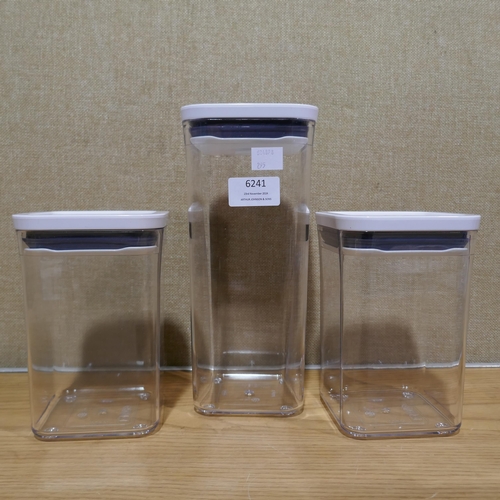 6241 - Oxo Pop Storage containers and Sistema Food Mugs  (345-295,297) *This lot is subject to Vat