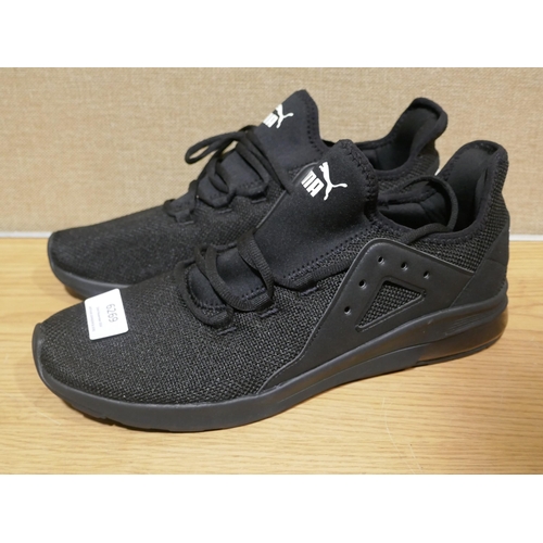 6269 - A pair of Men's Puma Black trainers, Size UK10 (345-721) *This lot is subject to Vat