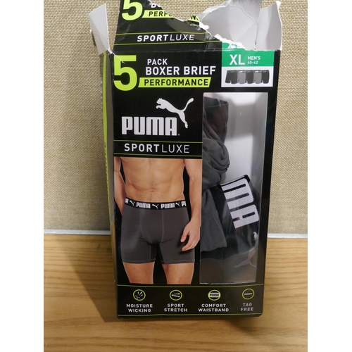 6270 - A quantity of Puma Sport Luxe boxers briefs, various sizes (345-722) *This lot is subject to Vat