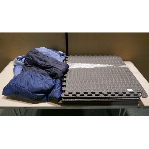 6042 - Weatherproof Packable Summit Blanket With Hood and Best Step Mat Comfort Flooring (345-165,516) *Thi... 