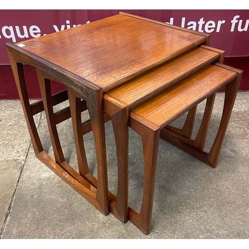 21 - A G-Plan Quadrille teak nest of tables