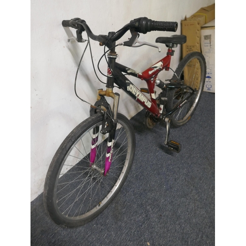 8033 - An Olympus Spectrum 18-speed full suspension mountain bike