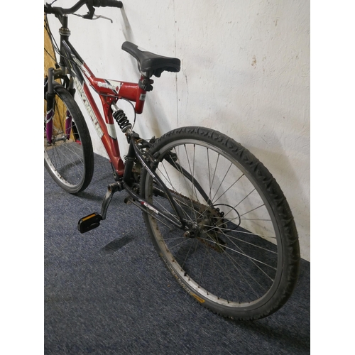 8033 - An Olympus Spectrum 18-speed full suspension mountain bike