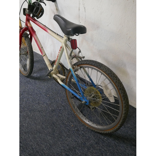 8049 - An Emmelle Nevada 15-speed childrens mountain bike and a Universal Cycles Matterhorn childrens mount... 