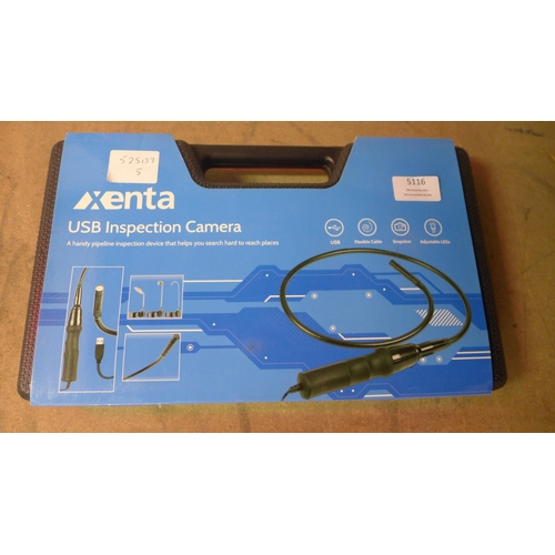 5116 - An Exenta USB inspection camera, unused and in case