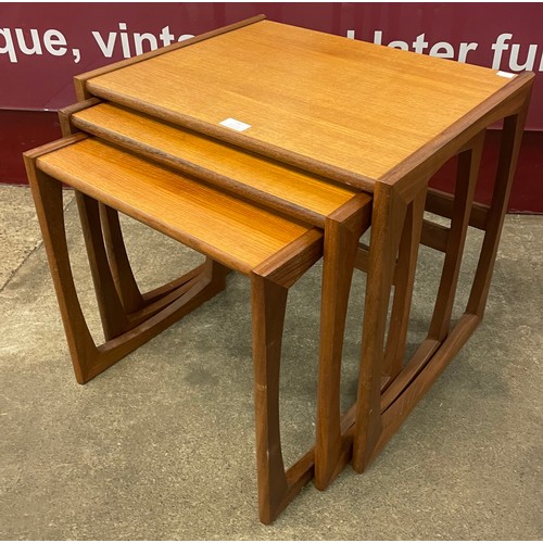 28 - A G-Plan Quadrille teak nest of tables