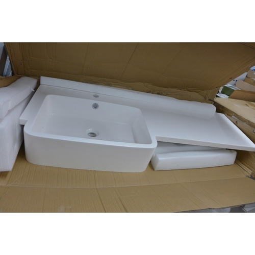 5264 - An Isocast 1200 standard depth vanity basin sink in box