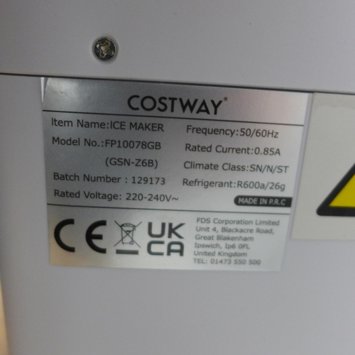 5266 - A Costway tabletop ice maker, unused