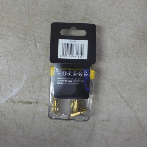 5002 - Approximately 20 sets of Raptor PH2 tool screwdriver bits