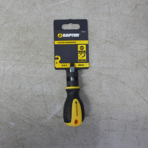 5005 - Approximately 25 Raptor slotted screwdrivers