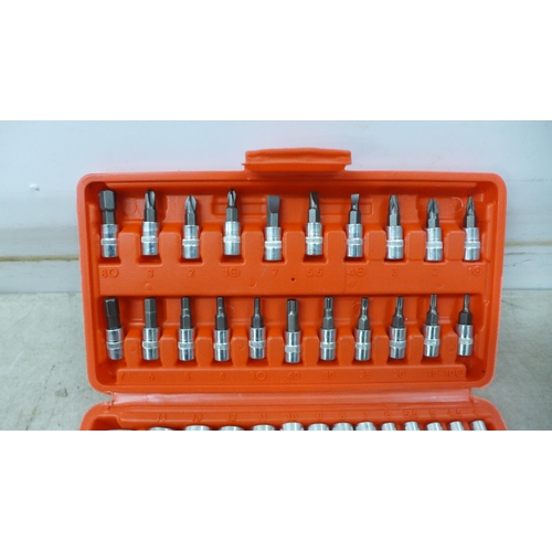 5028 - A 46 piece socket set, unused