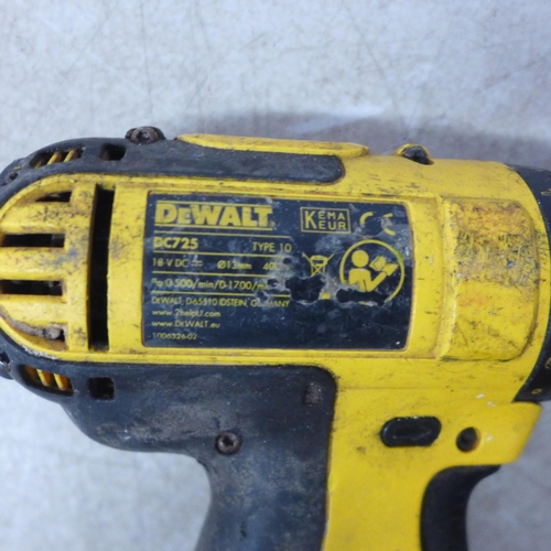 5052 - 3 DeWalt power tools including DeWalt DE9098 SDS drill, a DeWalt DCG412 grinder and a DeWalt DC725 c... 