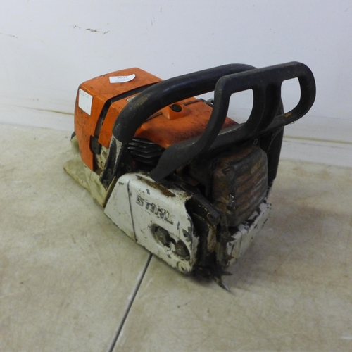 5057 - A Stihl MS460 petrol chainsaw body, no chain or bar