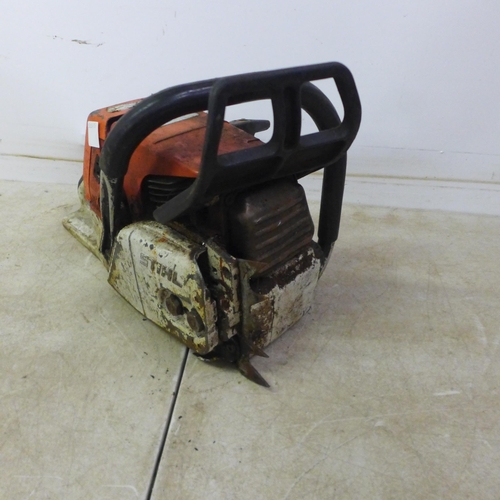 5059 - A Stihl 066 petrol chainsaw body, no bar or chain