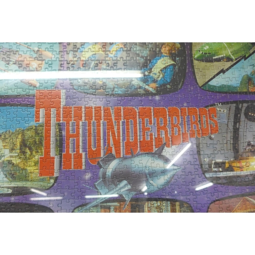 5073 - A Thunderbirds jigsaw in frame