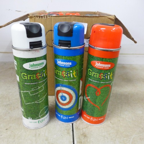 5070 - 12 x 500ml aerosol cans of Johnsons 