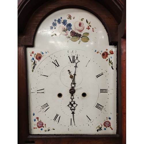 9032 - A George III mahogany 8-day longcase clock