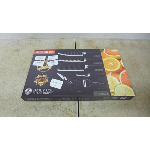 5094 - A set of kitchen knives, 6 piece set