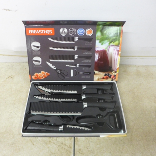 5096 - A set of kitchen knives, 6 piece set