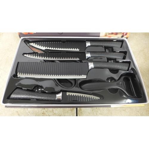 5096 - A set of kitchen knives, 6 piece set