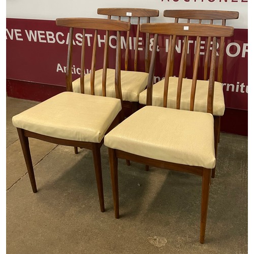 44 - A set of four Younger Sequence teak dining chairs, designed by John Herbert