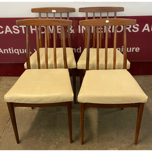 44 - A set of four Younger Sequence teak dining chairs, designed by John Herbert