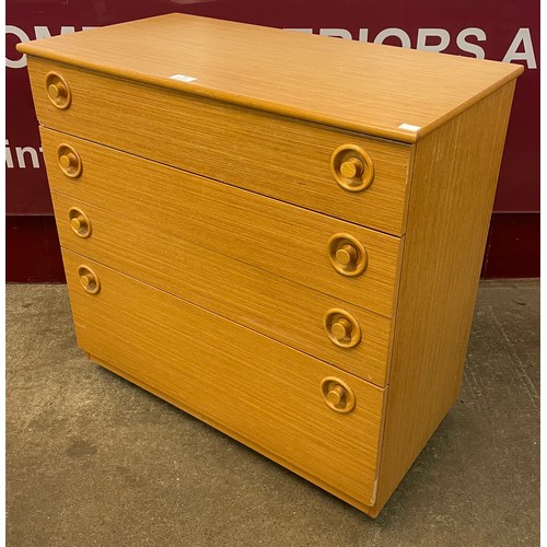 64 - A Schreiber teak chest of drawers