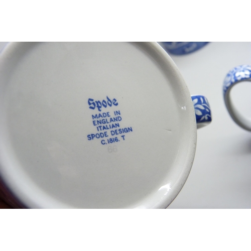 2002 - Six boxed Spode Blue Italian mugs