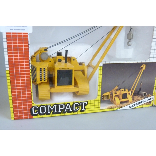 2011 - A Joal Compact Caterpillar and a Norscott Cat 5080 Front Shovel, boxed