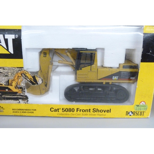 2011 - A Joal Compact Caterpillar and a Norscott Cat 5080 Front Shovel, boxed