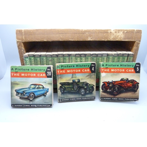 2038 - A Sunday Times Book Publication A Picture History of The Motor Car, 23 volumes