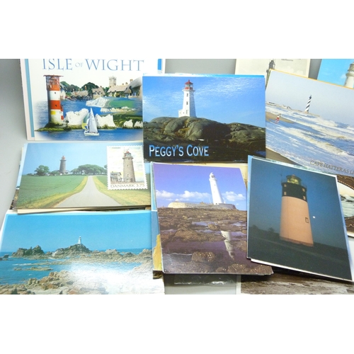 2046 - Postcards; a collection of postcards of lighthouses together with a rare Irish Lighthouse Associatio... 