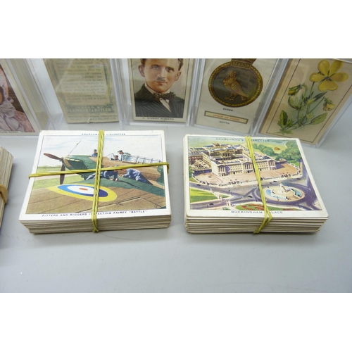 2054 - Cigarette cards; twelve sets of cigarette cards including Lambert and Butler 'Worlds Locomotives', C... 