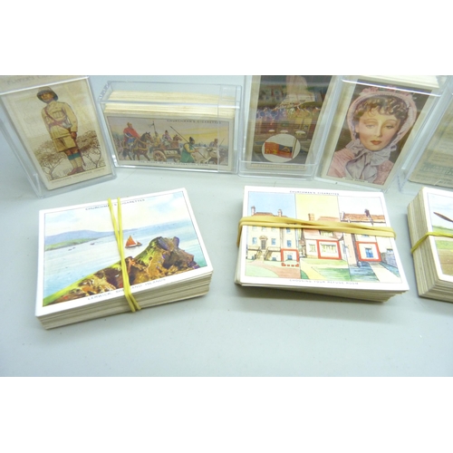 2054 - Cigarette cards; twelve sets of cigarette cards including Lambert and Butler 'Worlds Locomotives', C... 