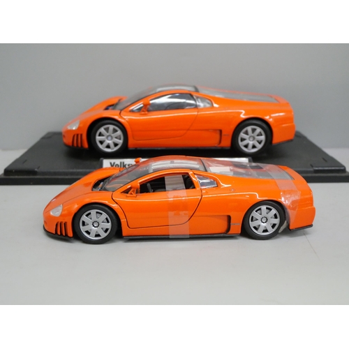 2091 - Two model vehicles, VW Nardo W12 Show Car