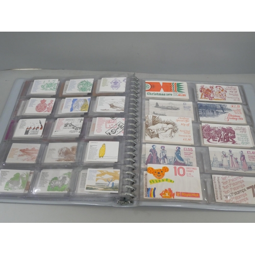 2093 - Stamps; an album of Great Britain stitched and folded booklets, 92