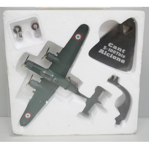 2107 - Die-cast model aircraft including Skywings 76328, Air Signature Messerschmitt BF-109, two Corgi Spac... 