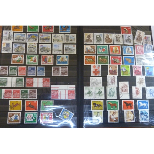 2191 - Stamps; a stockbook of Berlin stamps and postal history, stamps catalogued at over £1,000