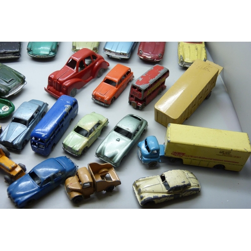 2202 - A collection of early Corgi Toys and Matchbox and Lesney model vehicles