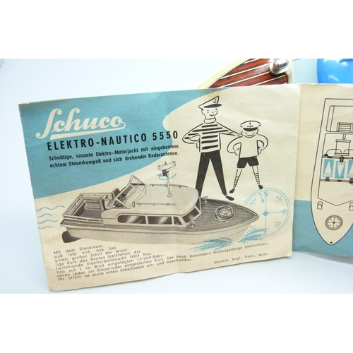 2211 - A Schuco Elektro 'Nautico' 5550 model cruiser, boxed