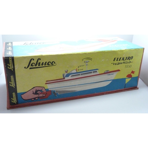 2211 - A Schuco Elektro 'Nautico' 5550 model cruiser, boxed