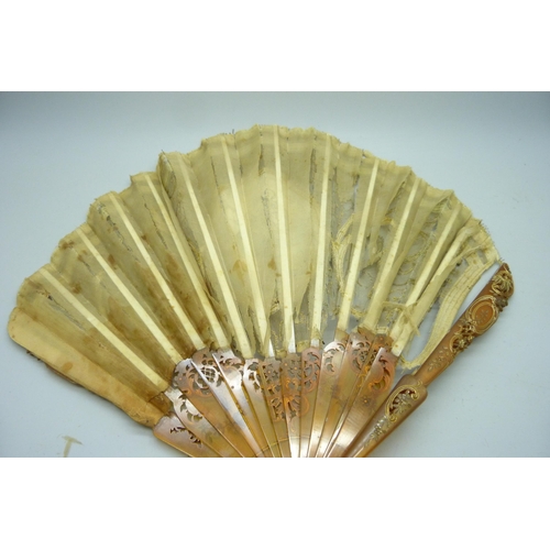 2219 - A collection of antique fans