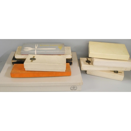 2276 - A collection of boxed flatware, mainly German including Justinus Solingen sets